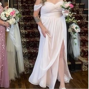 Azazie Blushing Pink Bridesmaids Dress- Size 18